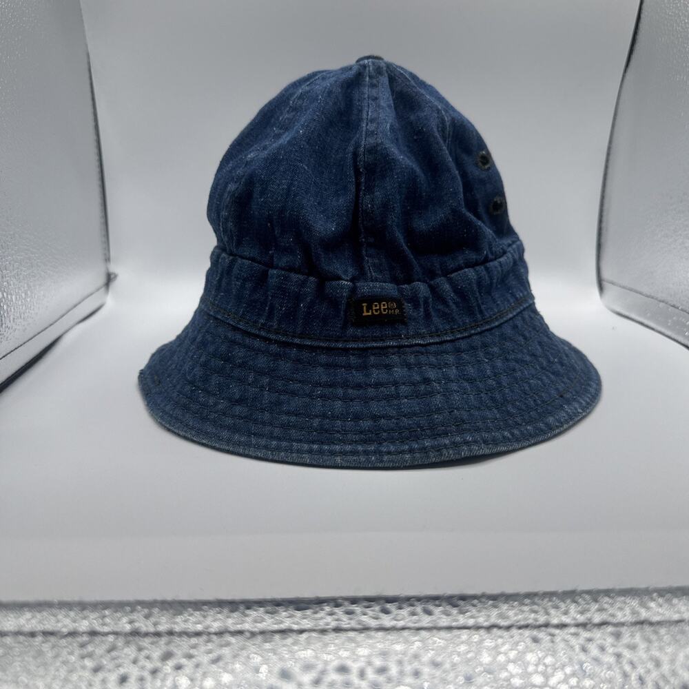 Vintage 70s/80s Lee Denim Bucket Hat Daisy Mae Union Made USA